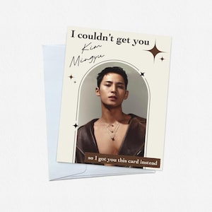 Tarjeta de cumpleaños de SEVENTEEN: papelería de merchandising de K-pop