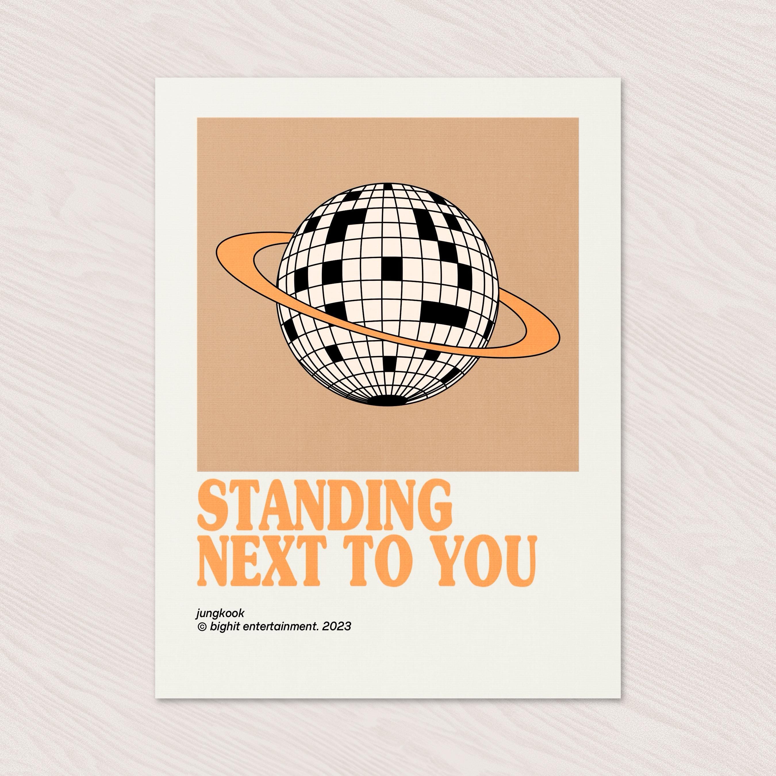 JUNGKOOK Mini Poster | Standing Next To You — kpop merch