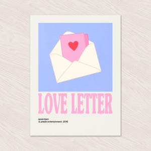 Mini póster de SEVENTEEN / Carta de amor — artículos de kpop