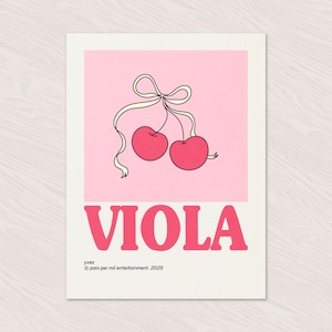 YVES Mini Poster | Viola — kpop merch