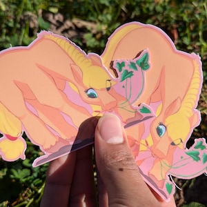 Sweet Potato Pulling Pony | Die-Cut Pony Sticker, Waterproof, UV resistant Pony/Horse Sticker, Funny, Draft Horse, Sweet potato