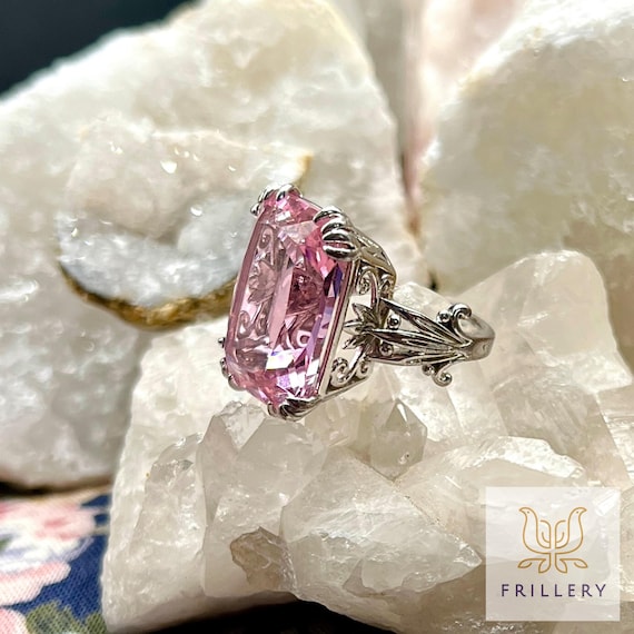 Pink Statement Ring - image 2