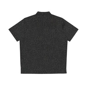 Spinnennetz Hawaiihemd: Gothic Halloween Button Down - Gruselige Bademode Bild 7