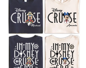 Custom In My Disney Cruise Era 2025 Shirt, Mickey & Friends Cruising Shirt, Disneyland Family Cruise T-Shirt, Disney Pirate Sweatshirt