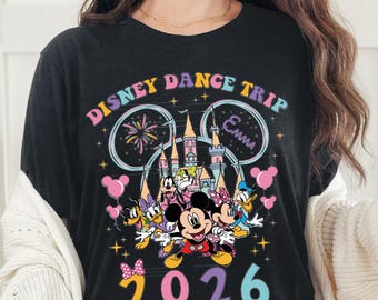 Custom Disney Dance Trip 2026 Shirt, WDW Cheerleading and Dance Championships Shirt, Disney Cheerleader Team Shirt, Disney Girls Trip Shirt