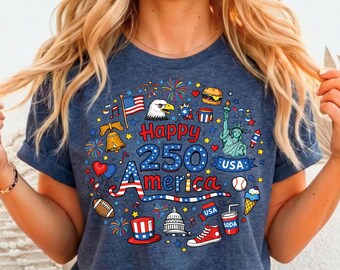 America Anniversary Shirt, America 1776-2026 Tee, Independence Day Shirt, Patriotic Tees, USA Flag Shirt