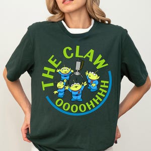 Toy Story Aliens and The Claw Shirt, Pizza Planet T-Shirt, Disney Pixar Shirt, Little Green Aliens Shirt, Disneyland Family Vacation Tee
