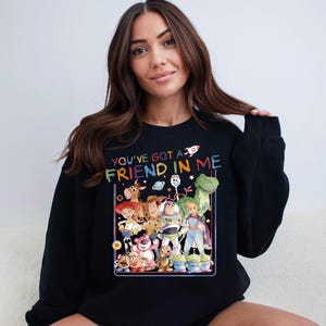 Retro Disney Toy Story You've Got A Friend In Me Shirt, Woddy Jessie Buzz Kids Shirt, Toy Story Characters T-Shirt, Disneyland Trip Tees