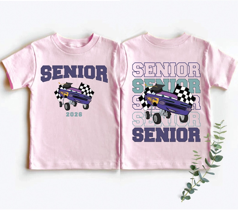 Pixar Cars Senior 2026 Shirt, Lightening McQueen Tow Mater T-Shirt, Disney Graduation 2026 Tee, Disneyland Class Of 2026 Graduation Trip Tee