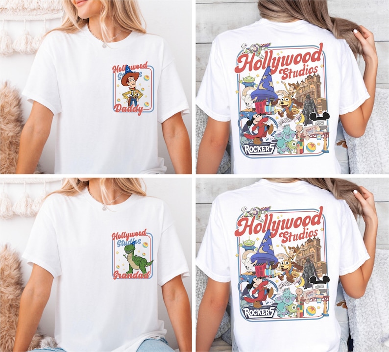 Custom Disney Hollywood Studios Shirt, Toy Story Matching T- Shirt, Mickey & Friends Hollywood Tees, Star Wars Sweater, WDW Family Trip Tee