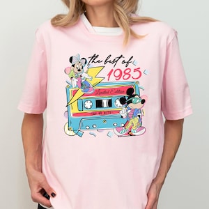The Best Of 1985 Mickey Minnie Shirt, Disney Limited Edition T-Shirt, Disney Top 40 Hits Tee, Disneyland 40 Years Old Shirt, Wdw Vintage Tee
