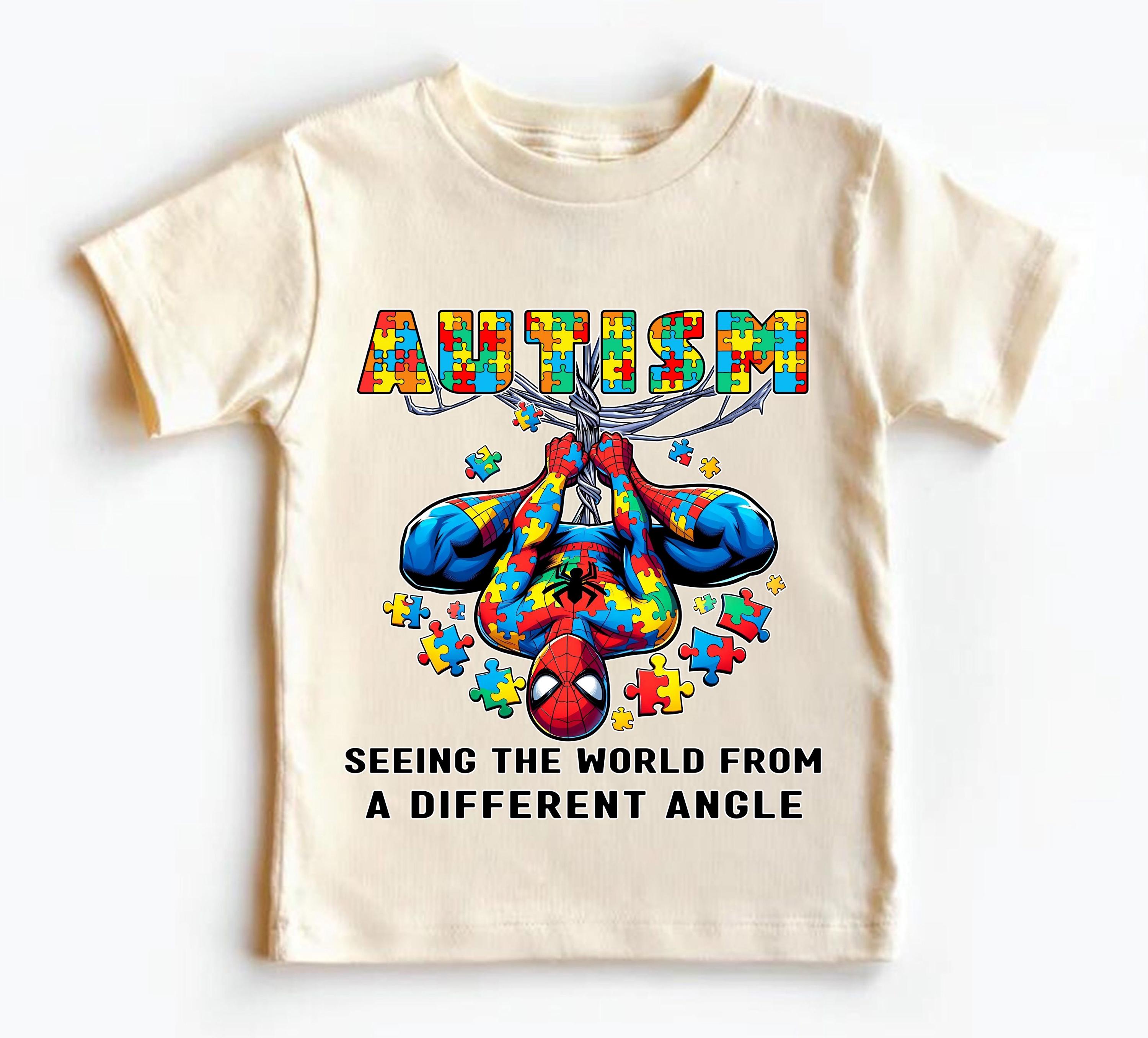 Spider Autism Awareness Shirt, Autism Superhero T-shirt, Marvel Autism ...