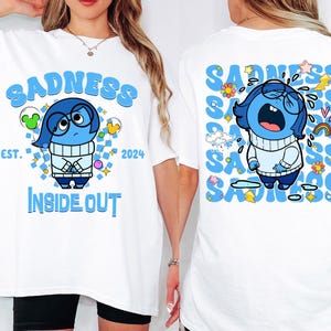 Disney Sadness Shirt, Inside Out 2 Shirt, Emotions Shirt, Disney Feelings Shirt, Mental Health Shirt, Speech Therapy Shirt, Disney Pixar Tee