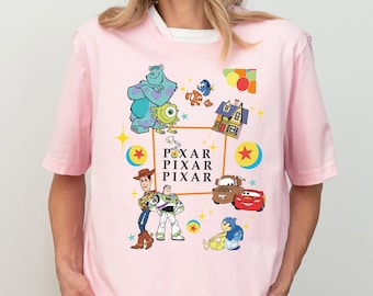 Disney Pixar Fest Shirt, Inside Out Sweater, Disney Cars Sweat, Disney Toy Story Sweatshirt, Pixar Pier Shirt, Disneyland Trip 2026 Shirt