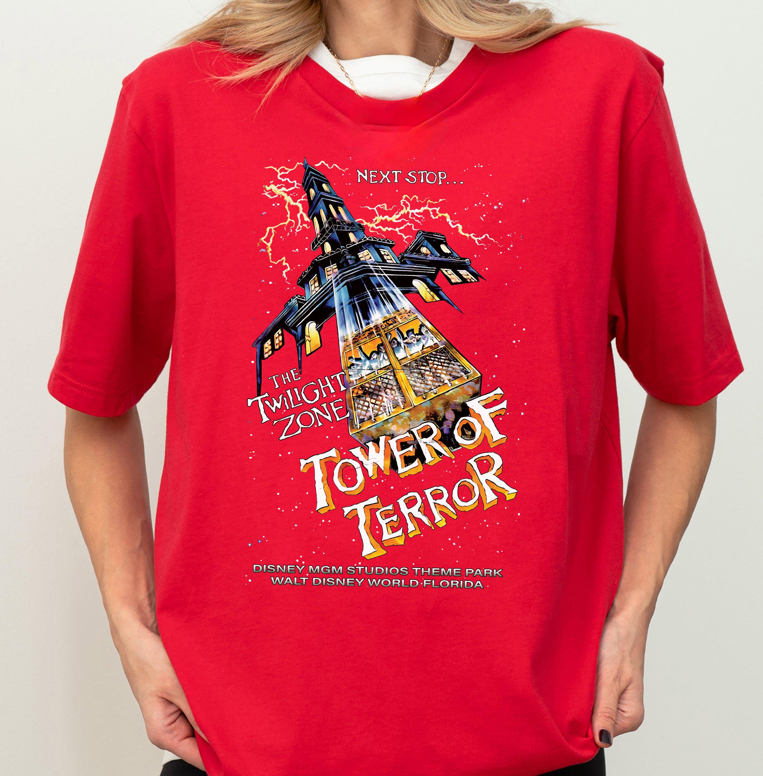 Vintage Tower of Terror Shirt, Disney Twilight Zone T-shirt