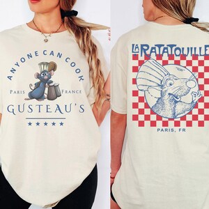 Shirt Disney Little Chef Remy, shirt van Remy Gusteau, shirt Ratatouille, shirt Disney Pixar Ratatouille, T-shirt Disney Pixar Ratatouille, T-shirt Disney Rat, shirt Lil Chef Remy