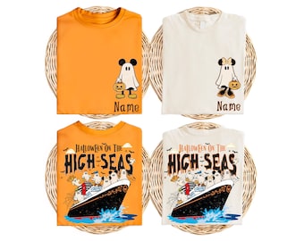 Disney Cruise Halloween Shirt, Disney On The High Seas T-Shirt, Mickey and Friends Halloween Sweater, Disney Wish Wonder Magic Fantasy Tee
