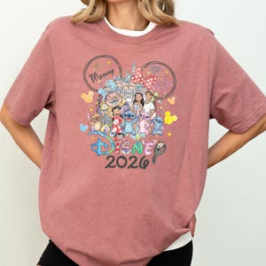 Custom Name Stitch Shirt, Stitch and Friends T-Shirt, Lilo and Stitch Tee, Disney Trip Family Matching Sweatshirt, Magic Kingdom Tee