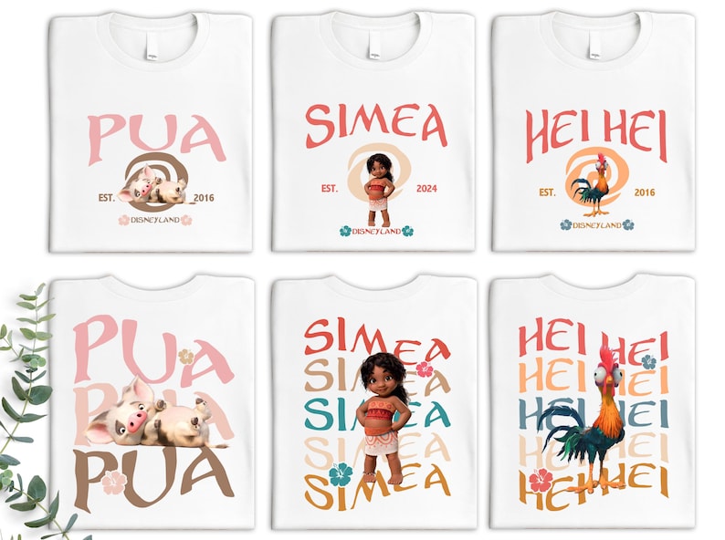 a set of four t - shirts with different designs