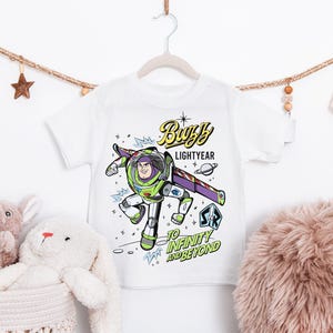 Retro Buzz Lightyear To Infinity And Beyond Shirt, Space Ranger T-Shirt, Disney Pixar Toy Story Tee, Disneyland Family Trip Matching Sweater