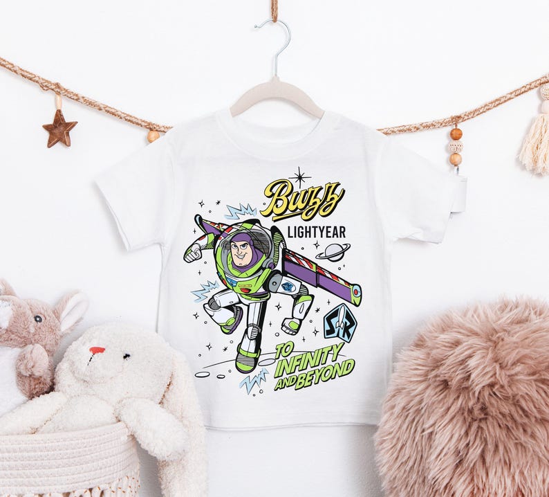 Retro Buzz Lightyear To Infinity And Beyond Shirt, Space Ranger T-Shirt, Disney Pixar Toy Story Tee, Disneyland Family Trip Matching Sweater