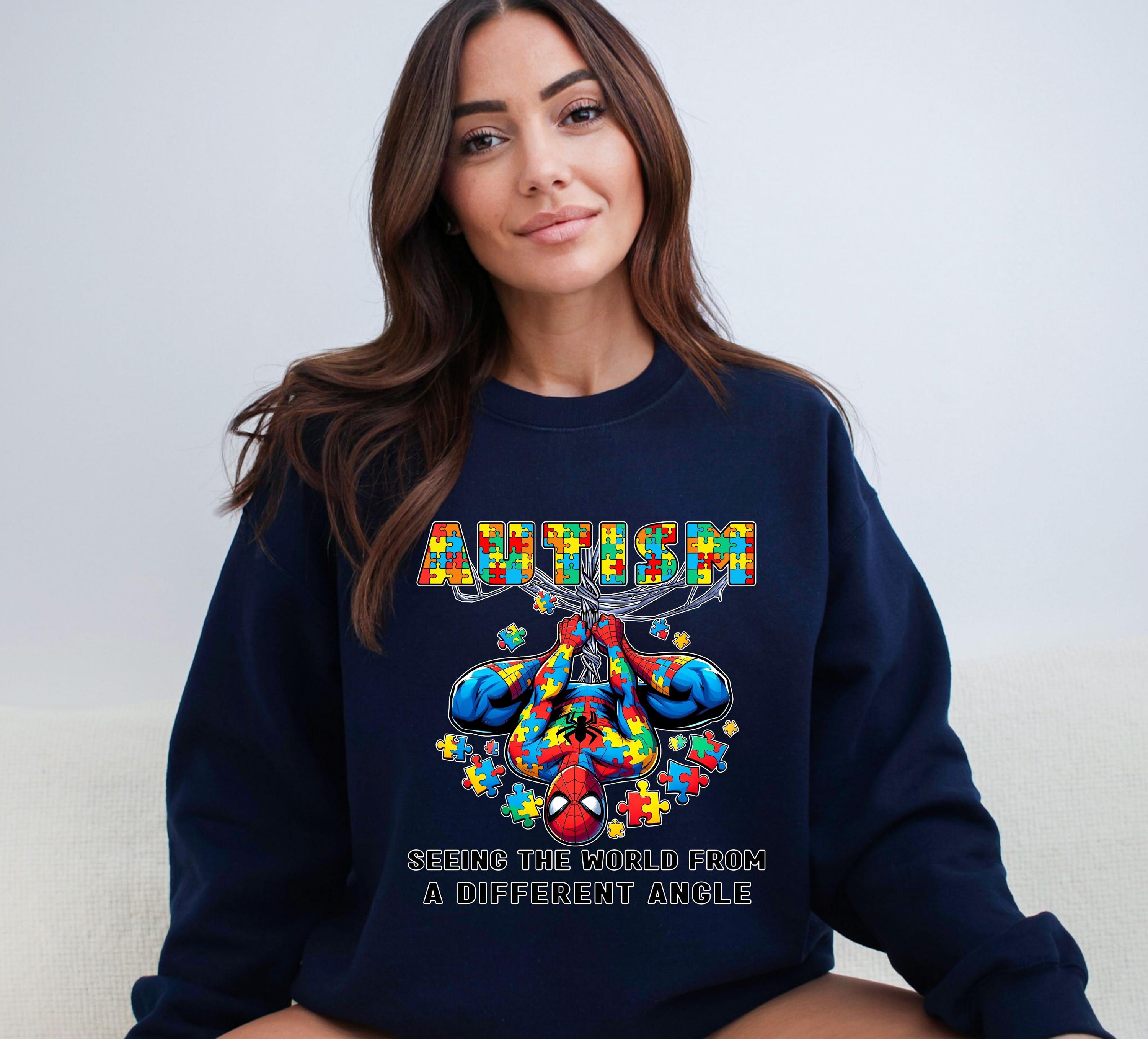Spider Autism Awareness Shirt, Autism Superhero T-shirt, Marvel Autism ...