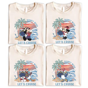 Disney Wish Cruise Shirt, Mickey & Friends Let's Cruise Hoodie, Disneyland Family Matching Cruise Line T-Shirt, Disney Pirate Sweatshirt