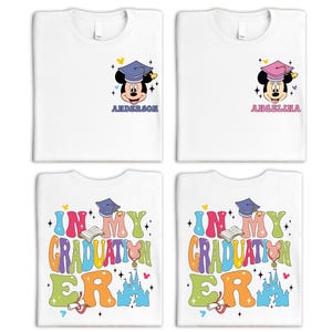 Disney In My Graduation Era Shirt, Graduation 2025 Shirt, Class of 2025 Shirt, Mickey Minnie Graduate Shirt, Disneyland Grad Trip Shirt