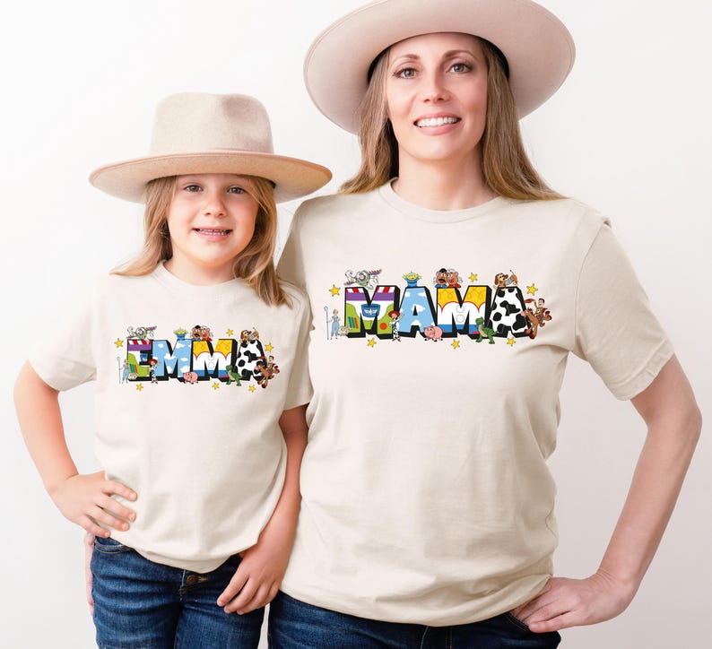 Toy Story Dada & Kids Shirt, Disney Toy Story Family T-Shirt, Fathers Day Gift Tee, Dad Son Matching T Shirt, Disney Trip Shirt