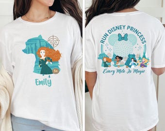 Princess Merida Marathon Shirt, Disney Princess Half Marathon Tee, Disney Family Marathon 2026 Tee, WDW Disneyland Marathon Sweatshirt