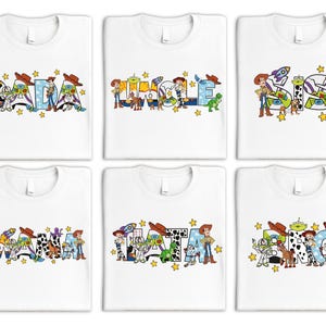 Toy Story Family Matching Shirt, Disney Dad and Mom Shirt, Disneyland Family Vacation 2025 Shirt, Disney Jessie Woody Buzz Lightyear Shirt