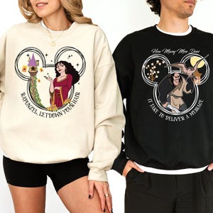 Disney Villains Shirt, Bad Witches Villains Club T-Shirt, Maleficent Evil Queen Ursula Cruella Shirt, Mickey Head Bad Witches Shirt