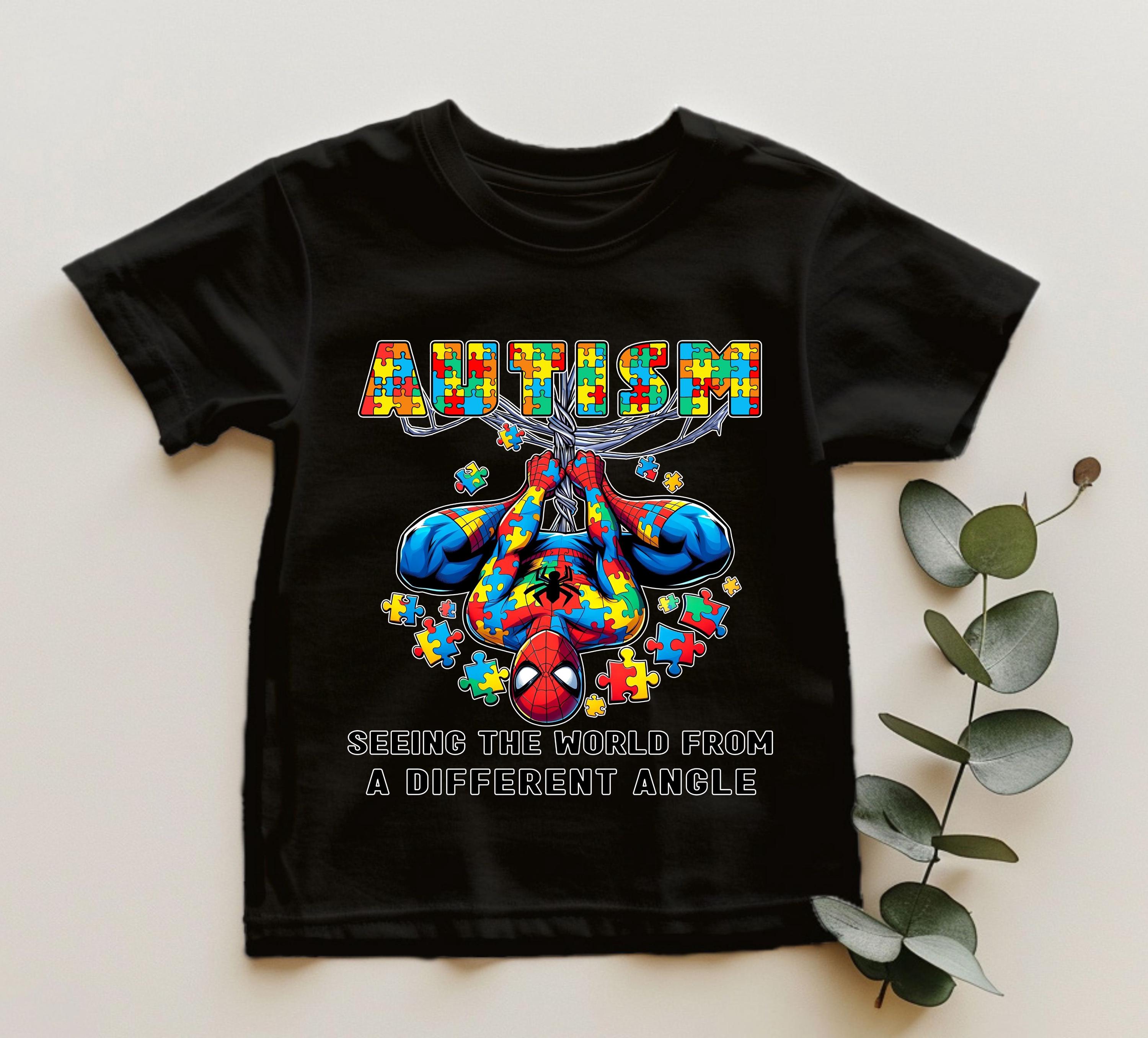 Spider Autism Awareness Shirt, Autism Superhero T-shirt, Marvel Autism ...