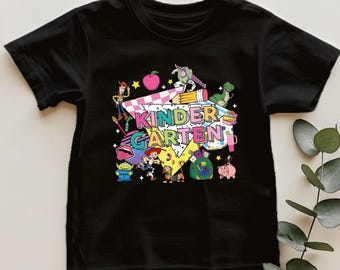 Woody and Friends Kindergarten Shirt, Toy Story Grade T-Shirt, Disney Grade And Beyond Shirt, First Day of School Tee, Back to School Shirt