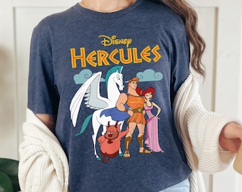 Disney Hercules Shirt, Hercules Hydra Megara Pegasus T-Shirt, Magic Kingdom Shirt, Familie Shirt, Disneyland Urlaub Pullover