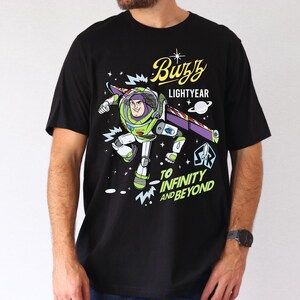 Retro Buzz Lightyear To Infinity And Beyond Shirt, Space Ranger T-Shirt, Disney Pixar Toy Story Tee, Disneyland Family Trip Matching Sweater