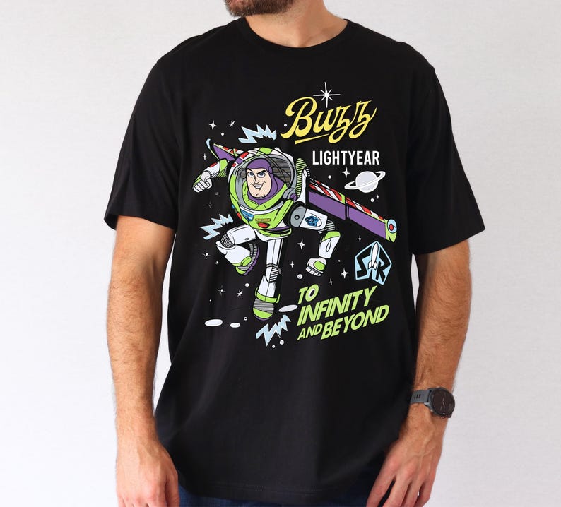 Retro Buzz Lightyear To Infinity And Beyond Shirt, Space Ranger T-Shirt, Disney Pixar Toy Story Tee, Disneyland Family Trip Matching Sweater