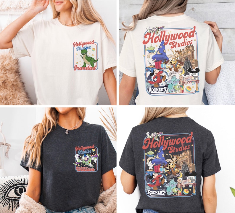Custom Disney Hollywood Studios Shirt, Toy Story Matching T- Shirt, Mickey & Friends Hollywood Tees, Star Wars Sweater, WDW Family Trip Tee