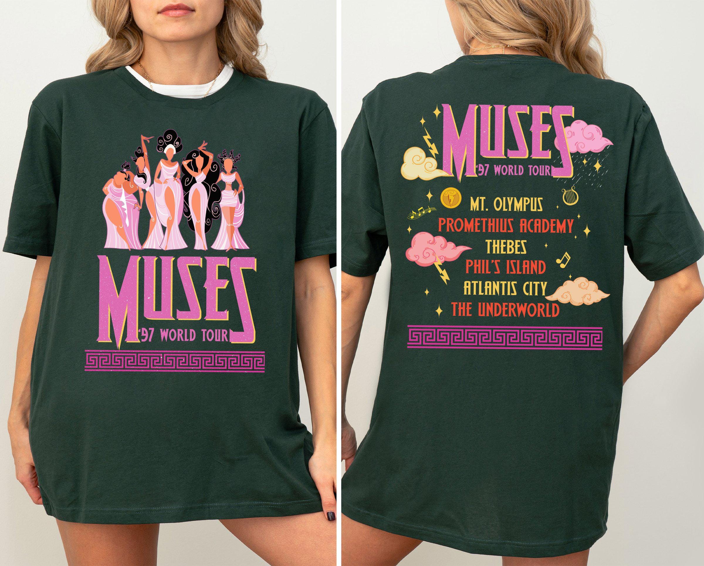 Disney Hercules Megara Shirt, Retro the Muses 97 World Tour T