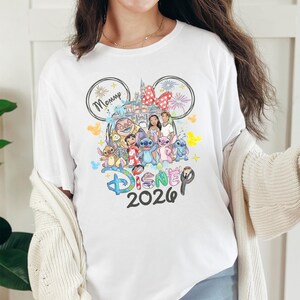 Custom Name Stitch Shirt, Stitch and Friends T-Shirt, Lilo and Stitch Tee, Disney Trip Family Matching Sweatshirt, Magic Kingdom Tee