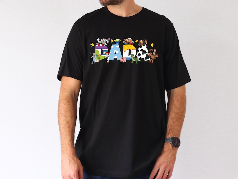 Custom Toy Story Dada & Kids Shirt, Disney Toy Story Family T-Shirt, Fathers Day Gift Tee, Dad Son Matching T Shirt, Disney Trip Shirt