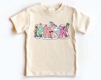 Toy Story Pre-K Grade Shirt, Disney Back To School T-Shirt, Woody Jessie Buzz Grade Tee, Disneyland Teacher Shirt,  1st Day of School Shirt