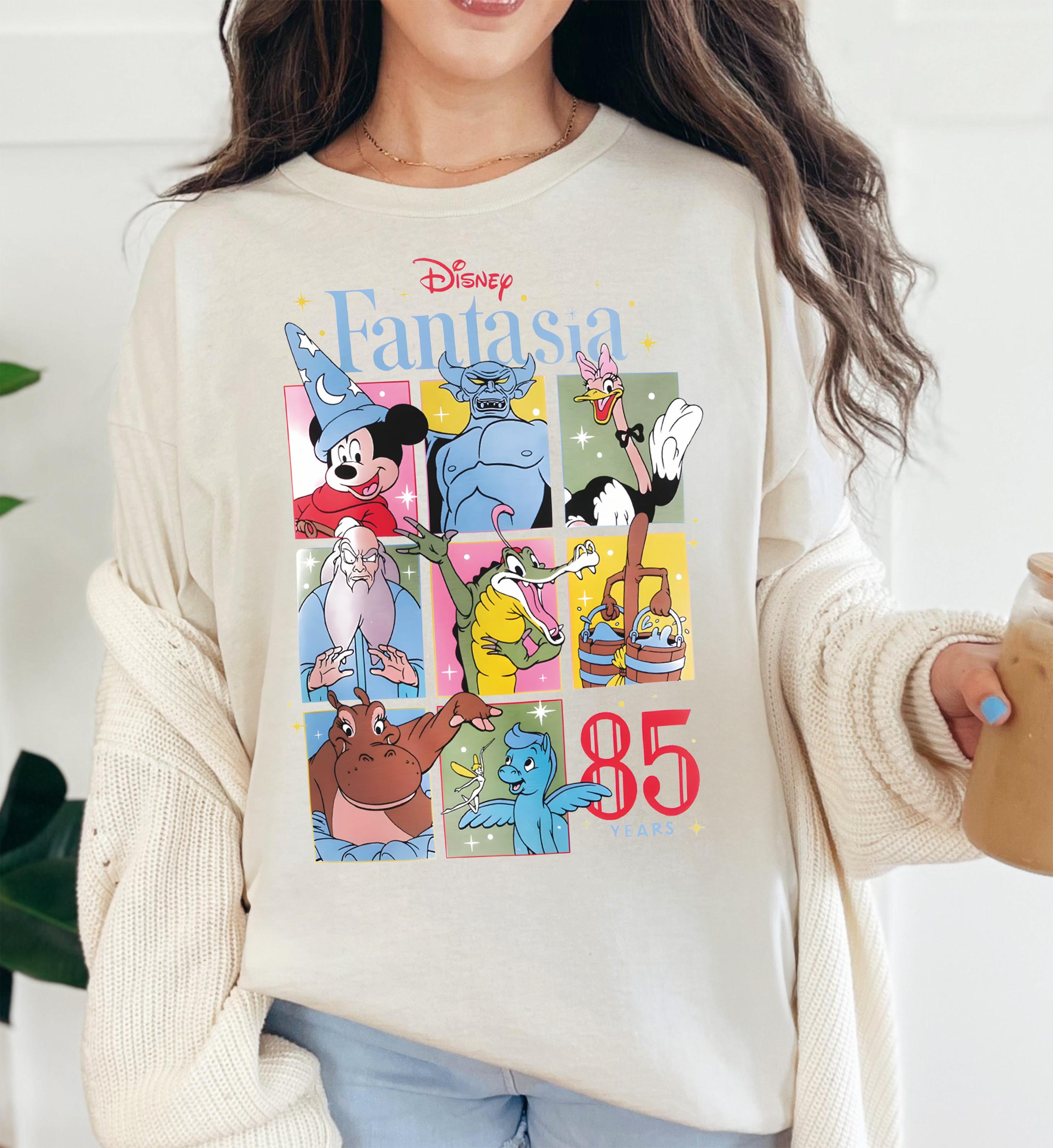 Disney Fantasia 85th Anniversary Shirt, Mickey Wizard Magic Brooms