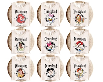 Disneyland California Est. 1955 All Characters Shirt, Mickey Friends T-Shirt, Girls Trip Shirts, Disneyland California Family Vacation Tees