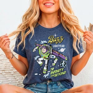 Retro Buzz Lightyear To Infinity And Beyond Shirt, Space Ranger T-Shirt, Disney Pixar Toy Story Tee, Disneyland Family Trip Matching Sweater