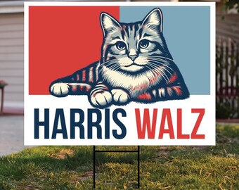 Trump Vance Kennedy 2024 Yard Sign - Coroplast Unite America 2024, Trump For President 2024, Trump Kennedy Yard Sign with Metal H-Stake