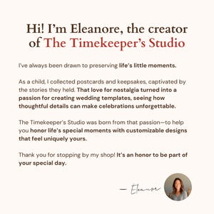 A modern, fully editable wedding planner template designed in Canva, offering 110+ pages to cover all wedding planning needs. Sections include timelines, to-do lists, decor checklists, music and menu planning, contact sheets, speech preparation, and thank you pages. Perfect for brides, grooms, or wedding coordinators seeking a stylish, organized, and comprehensive digital tool to manage the entire wedding process.