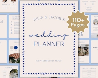Libro de planificación de bodas, lista de verificación para la planificación de bodas, lista de tareas pendientes para la boda, listas de verificación para novias, cronograma de la boda, coordinación de carpetas para el día de la boda