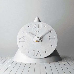 C1 - Orologio da scrivania minimale. Orologi di design italiano, orologi ecologici piccoli leggeri, orologi eleganti esclusivi firmati.