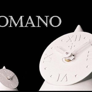 Orologio da tavolo minimale. Orologi di design italiano, orologi ecologici in carta, orologi eleganti esclusivi firmati. C1
